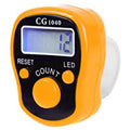 Finger Punch Counter With Led - Orange