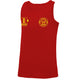 PAULSGROVE & TED HARRIS ABC KIDS VEST - Red