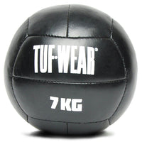 Thumbnail for Tuf Wear Leather Medicine Ball Black 7Kg