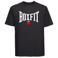 Boxfit Large Logo Branded T-Shirt - Black/White