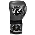 Ringside Hunter Series Strap Boxing Glove - Gun Metal/Black
