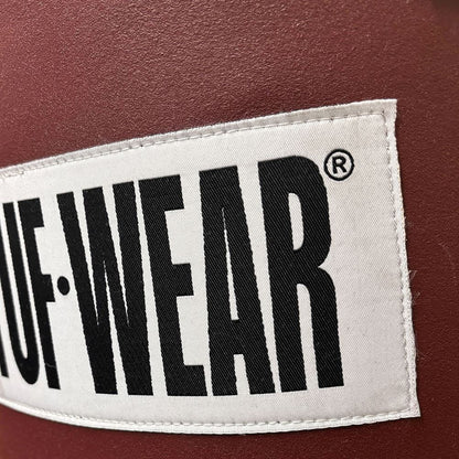 Tuf Wear 4ft Straight Leather Punchbag Oxblood