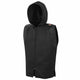 Leather Shoulders Boxing Ring Jacket - Black