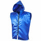 Sleeveless Satin Ring Jacket - Blue