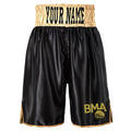 Boxing Martial Art Bout Shorts - Black/Gold