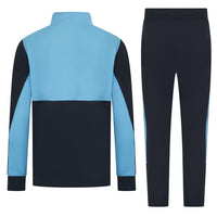 Thumbnail for Be First Kids Contrast 1/4 Zip Tracksuit