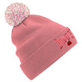 Boxfit Bobble Hat - Pink/White/Pink