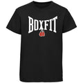 Boxfit Junior Large Branded T-Shirt - Black/White