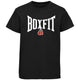 Boxfit Junior Large Branded T-Shirt - Black/White
