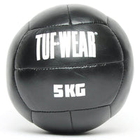 Thumbnail for Tuf Wear Leather Medicine Ball Black 7Kg