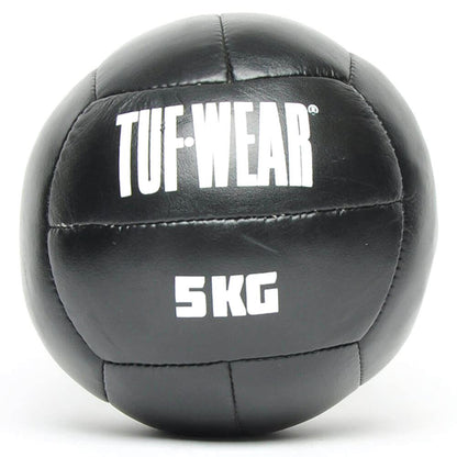 Tuf Wear Leather Medicine Ball Black 7Kg