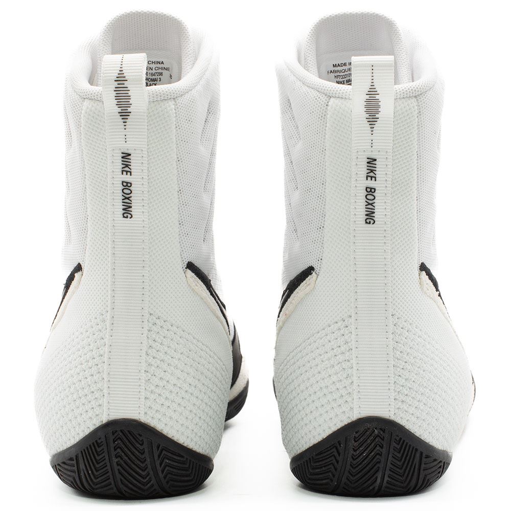 NIKE MACHOMAI 3 BOXING BOOTS - WHITE/BLACK