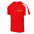 Rumbles Boxing Club Contrast Cool Tee - Red/White