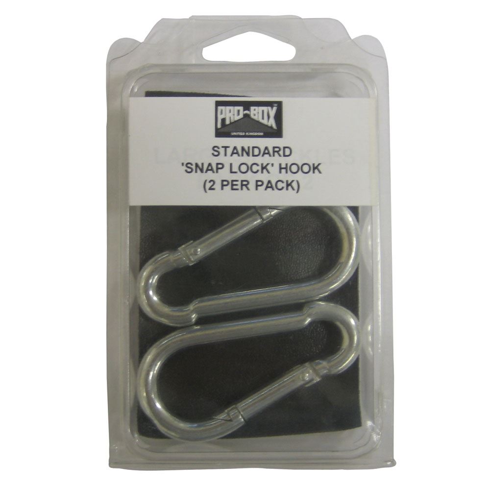 Pro Box Heavy Weight Snap Lock Hook (2 Pack)