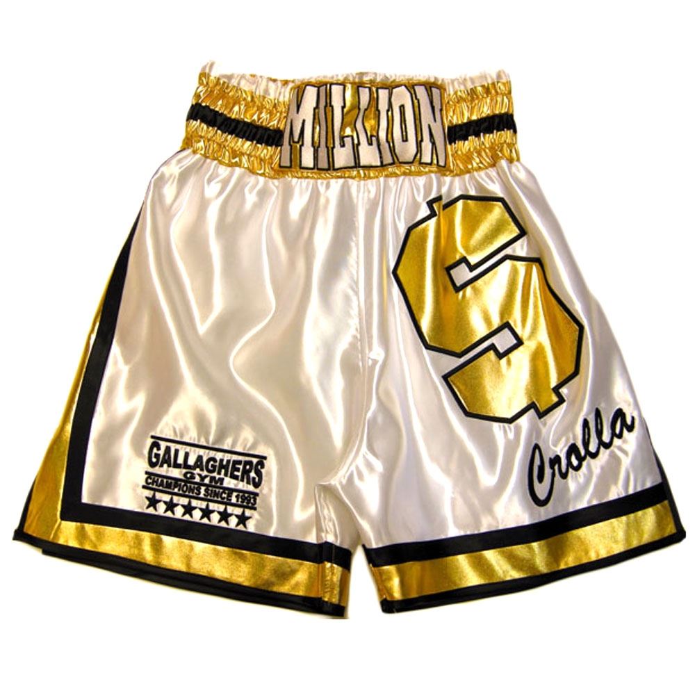 Custom Made Dollar Wetlook Boxing Shorts