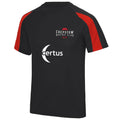 Chepstow Boxing Club Kids Contrast Poly T-Shirt - Black/Red
