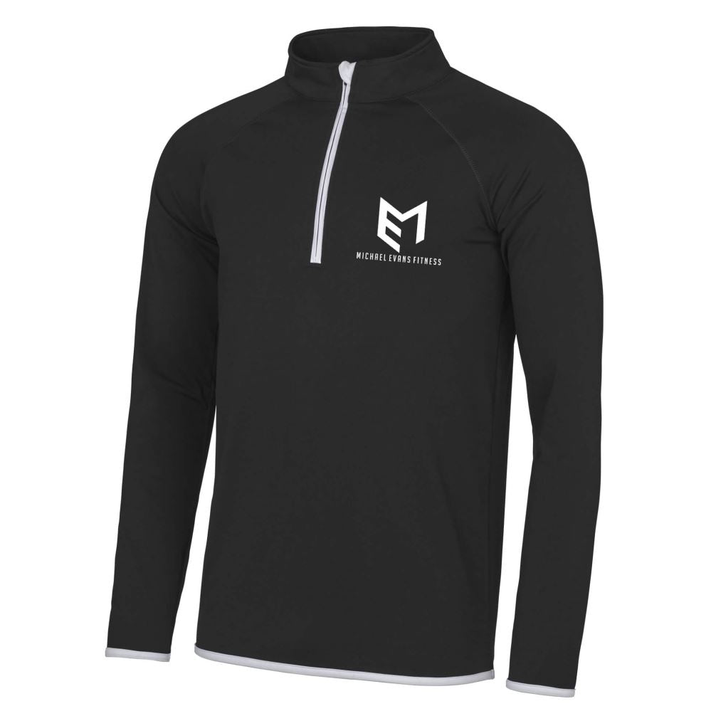 Michael Evans Fitness Cool 1/2 Zip Sweatshirt