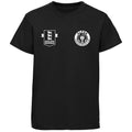 Alpha Boxing Club Embroidered  Kids Cotton T-Shirt - Black