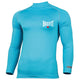 Boxfit Rhino Small Logo Long Sleeve Base Layer - Sky Blue