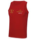 Golden Ring Boxing Club Vest - Red