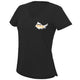 Boxing Yoga V-Neck Girlie Cool T - Black