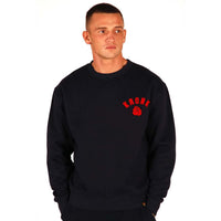Thumbnail for KRONK One Colour Gloves Towelling Applique Logo Sweatshirt