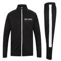 West London Boxing Academy Slim Fit Poly Tracksuit - Black/White