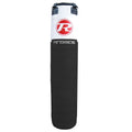 Ringside Leather 6Ft Punch Bag - Black/White/Red