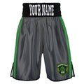 Reading East ABC Bout Boxing Shorts - Grey/Black/Green