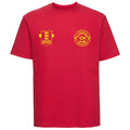 PAULSGROVE & TED HARRIS ABC COTTON T-SHIRT - Red