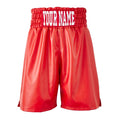 Custom Made Leatherette Shorts - Red
