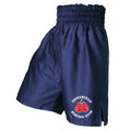 Gumshield Boxing Gym Satin Boxing Shorts - Navy