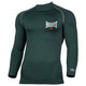 Boxfit Rhino Small Logo Long Sleeve Base Layer - Bottle Green