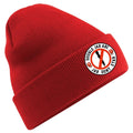 Double Jab Abc Beanie Red - Red