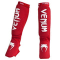 Venum Kontact Shin Instep Guards - Red