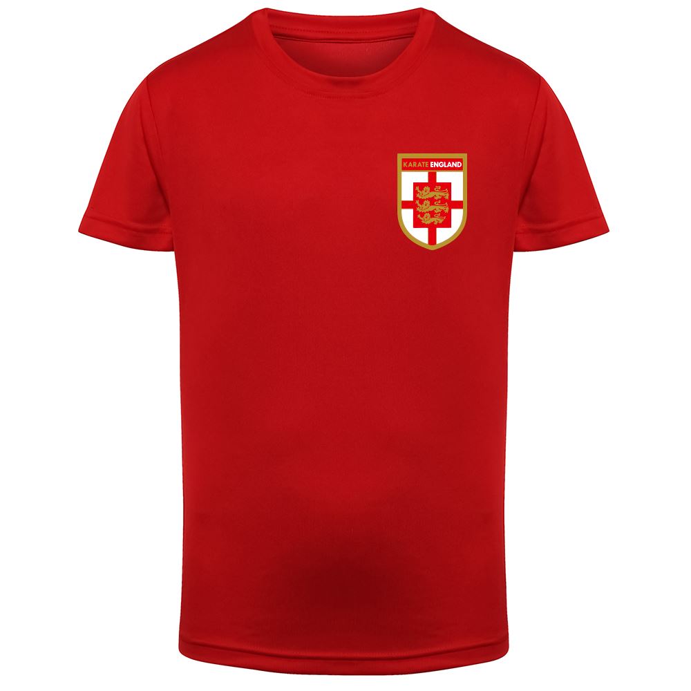Karate England Squad Kids Dri Fit T-Shirt