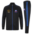 Kent Gloves Slim Fit Poly Tracksuit - Navy/Royal