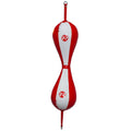 Ringside Leather Double End Ball - Red/White