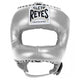 Cleto Reyes Headguard With Nylon Pointed Bar - Platinum
