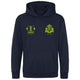 Border City ABC Kids Hoodie - Navy/Fluo Yellow