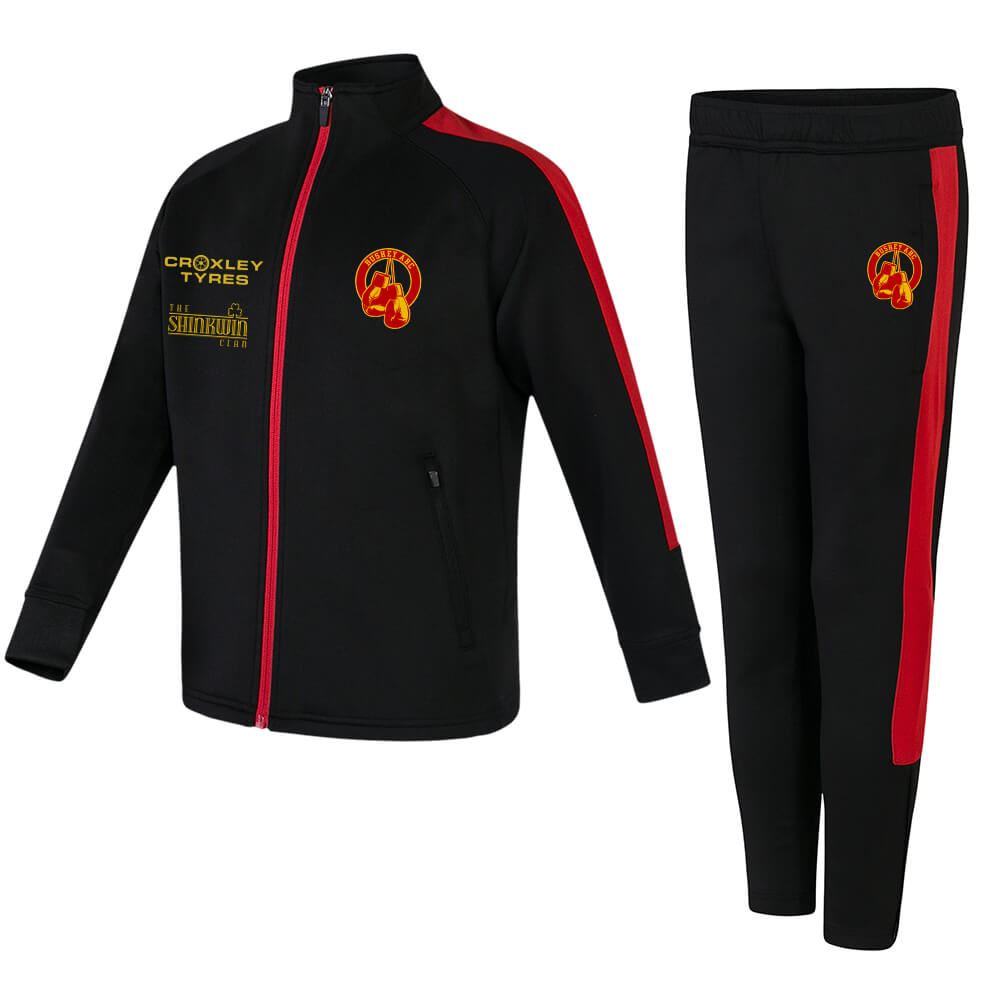 Bushey Abc Kids Slim Fit Poly Tracksuit