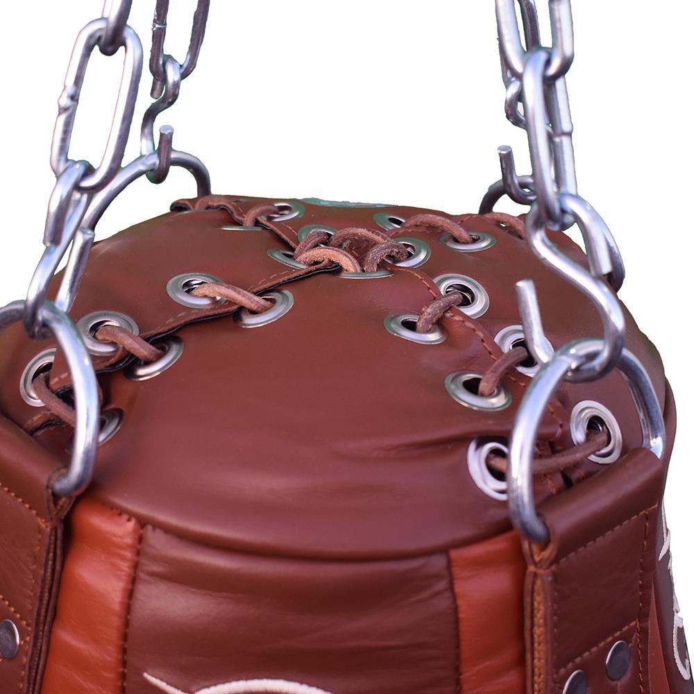 Tuf Wear Classic Leather Uppercut Spring Bag Brown