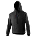 Dennis & Dyer Turquoise Sparkle Hoodie - Black
