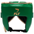 Fly Open Face X Head Guard - Green/Gold