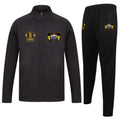 Devizes Abc Slim Fit Poly Tracksuit - Black/Black