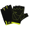 Fitness Mad Mens Fitness Gloves - Black/Lime Green