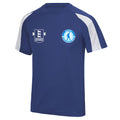 Gateway ABC Contrast Poly Tee - Royal Blue/White