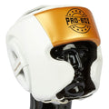 Pro Box Champ Spar Head Guard - White/Gold