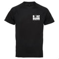 Box 2 Burn Panelled Tech Tee - Black
