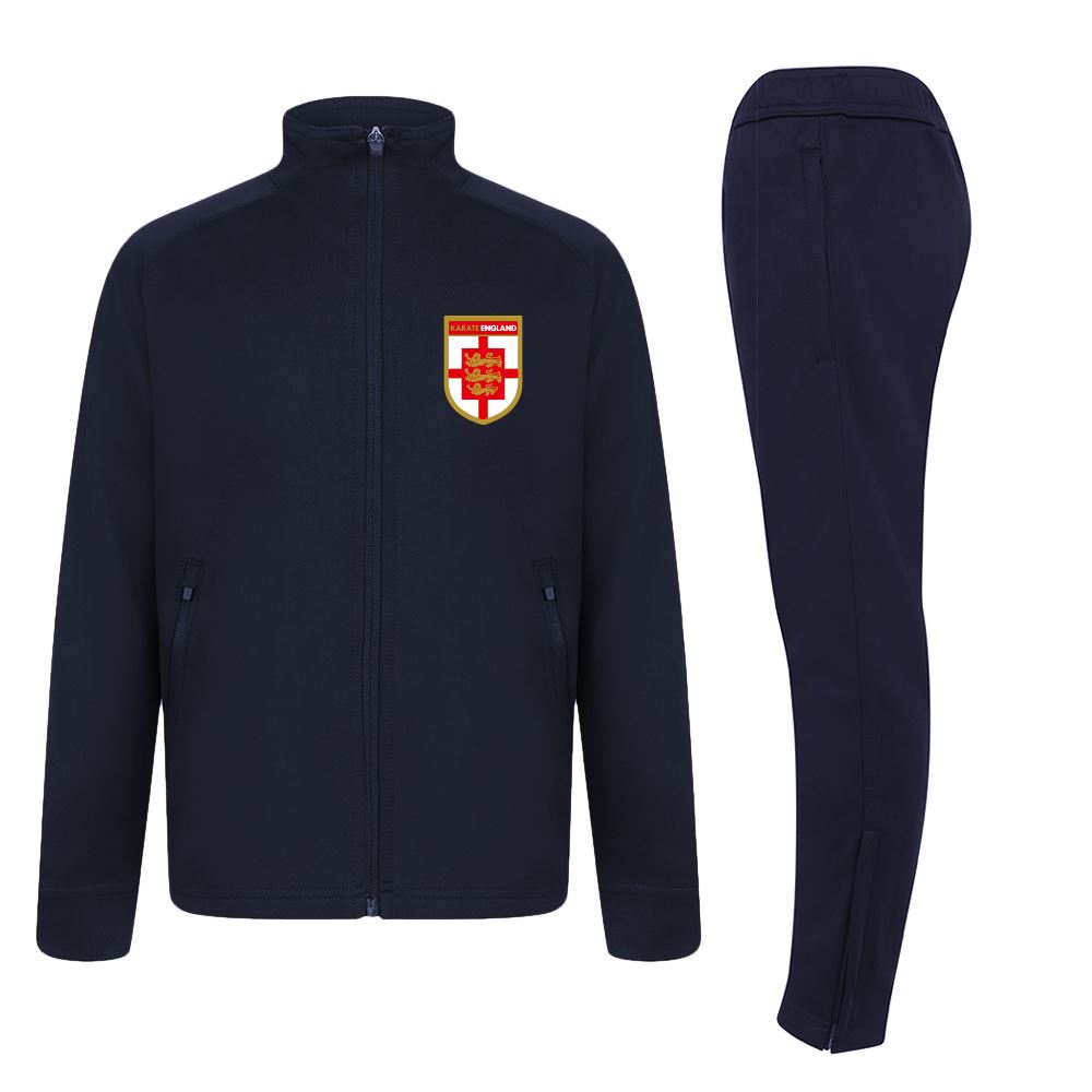 Karate England Squad Kids Slim Fit Tracksuit
